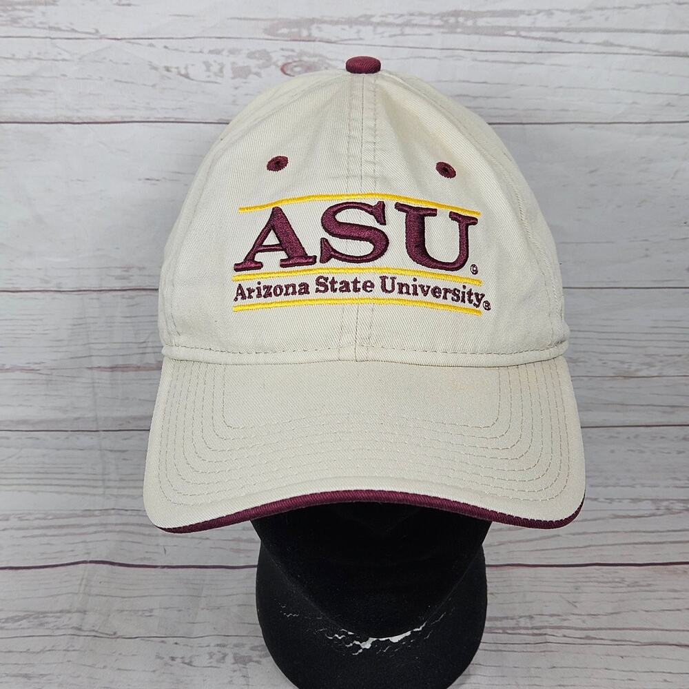 Arizona State University ASU Sun Devils The Game Baseball Cap Adjustable Beige